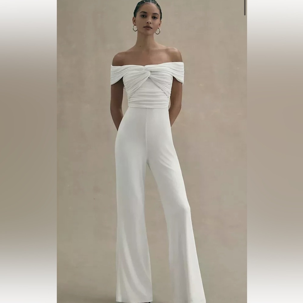 MISHA AILSA IVORY JUMPSUIT ANTHROPOLOGIE